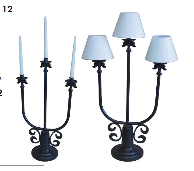 Candelabro no.12 - Dessimobel, diseño de muebles en aluminio fundido